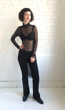 Load image into Gallery viewer, mesh dress - turtle neck - long sleeves